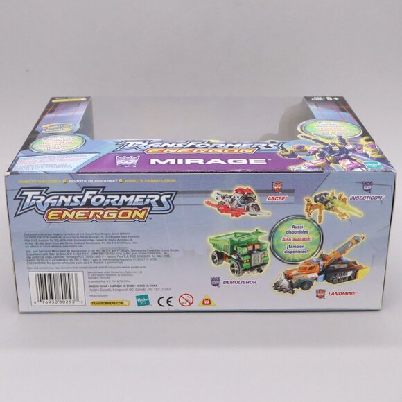 Transformers Energon Mirage Action Figure 2003 Hasbro Sealed - Picture 10 of 10
